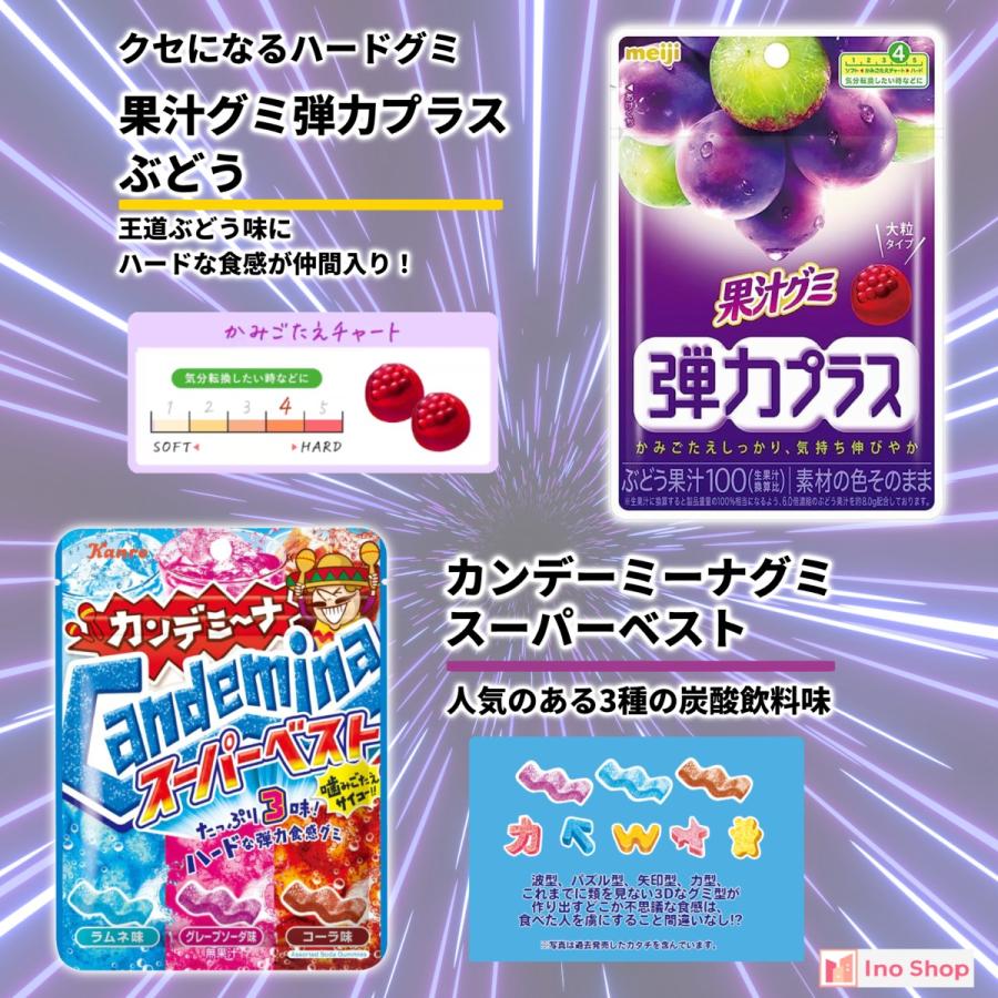 グミ ハードグミ タフグミ プレゼント ギフト 敬老の日 お菓子 8種 