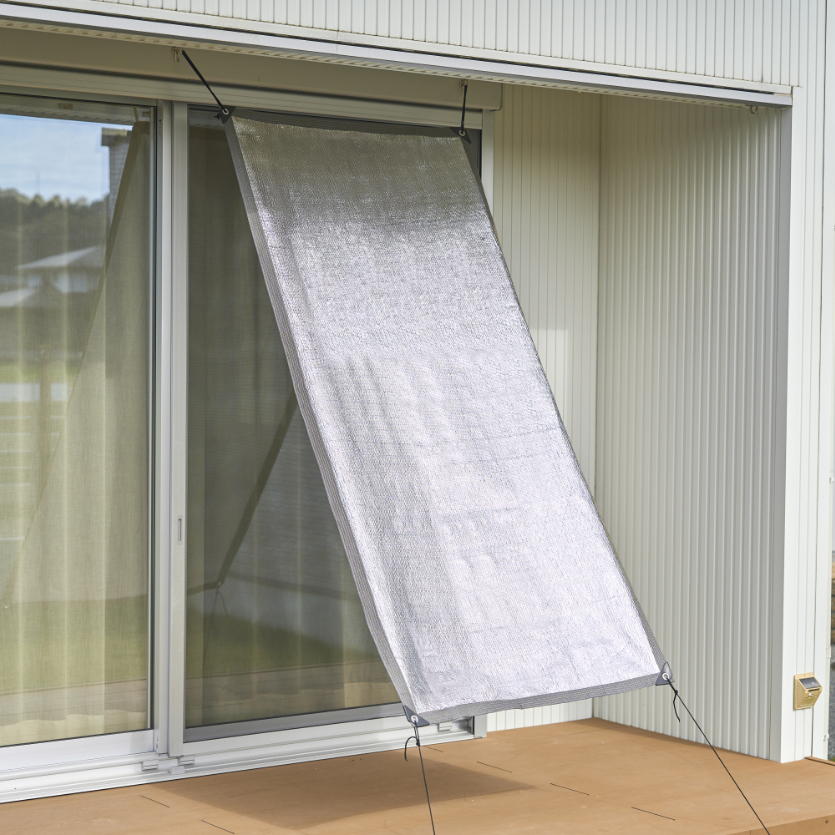 サンシェード　遮光　日よけシート 6M×6M アルミ遮熱サンシェード】 サンシェード 日除けシェード 日よけ
