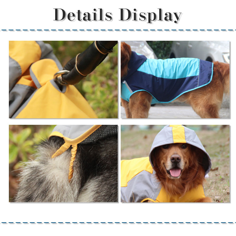犬用レインコート 大型犬 フード付き レインコート レインカバー 雨着 犬の服 ドッグウェア 犬服 雨具 防水 お出かけ お散歩 ペット用品 かわいい 4nwd91cdoz 犬用品 Sprintmart Com