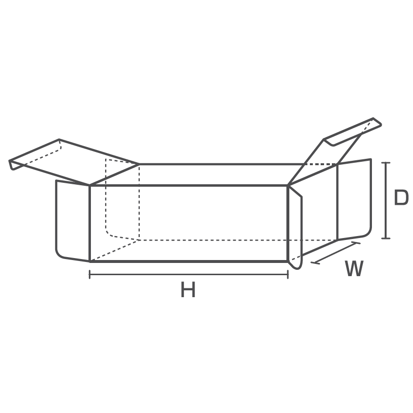 クリアケース クリアボックス 透明ケース ラッピング 箱 長方形