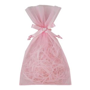 デュオ巾着 LS704 S4 1セット20枚 リボン付き 170Wx190/300H  不織布 ラッピング用品 ラッピング 袋 お菓子 オーガンジー |  | 02