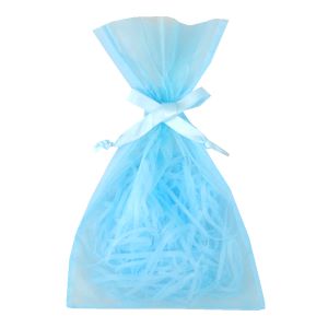 デュオ巾着 LS704 S4 1セット20枚 リボン付き 170Wx190/300H  不織布 ラッピング用品 ラッピング 袋 お菓子 オーガンジー |  | 03