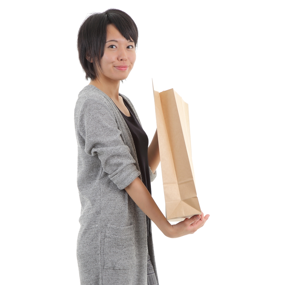 宅配袋 a3 大 紙 茶 クラフト テープ 宅配 紙袋 梱包 袋 50枚 300枚 1500枚 32W×115D×430H+60ベロの画像