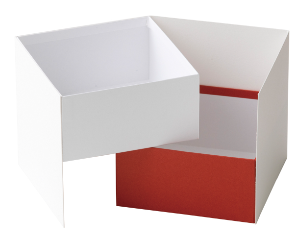 ギフトボックス おしゃれ 箱 正方形 大きめ 無地 ラッピング 紙箱 ギフト箱 蓋つき 30箱 二段...