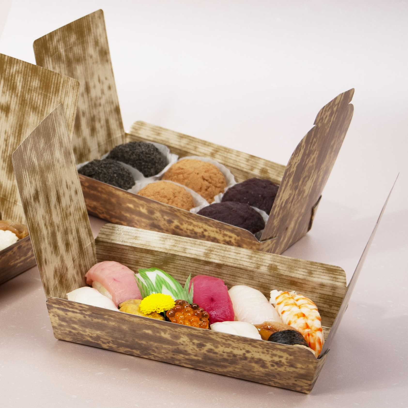 テイクアウト つつみ 竹皮柄 PPL-1 底寸...の詳細画像1