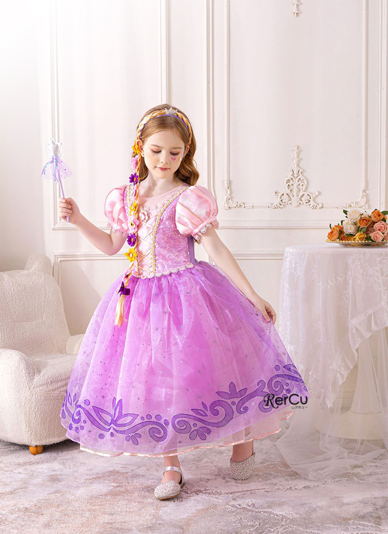 ハロウィン 子供服 ドレスコスチューム プリンセスドレス ごっこ遊び