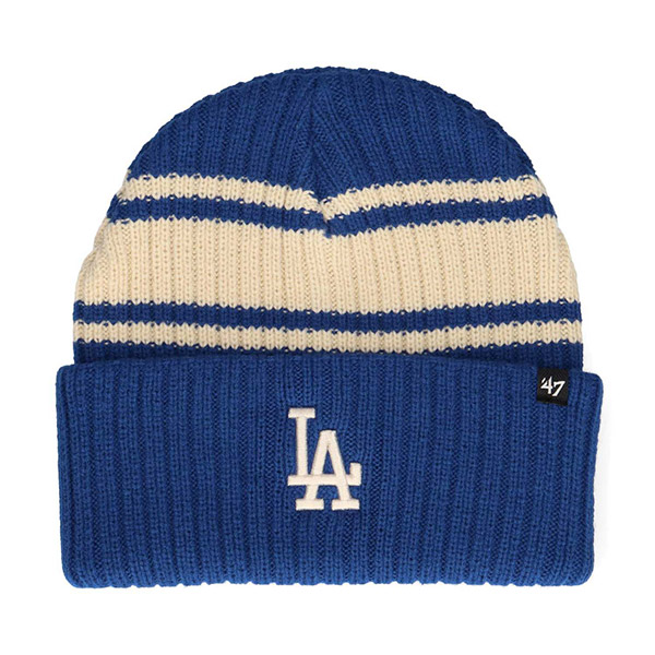 【超美品】ドジャース LA ニットキャップ ニット帽 ビーニー ユースサイズ 47（フォーティーセブン） ハーバー LA ドジャース ニット帽 ニット