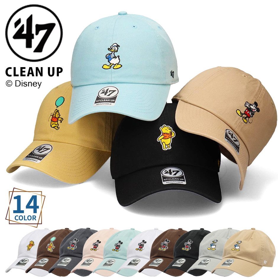 47（フォーティーセブン） ディズニー クリーンナップ キャップ 帽子