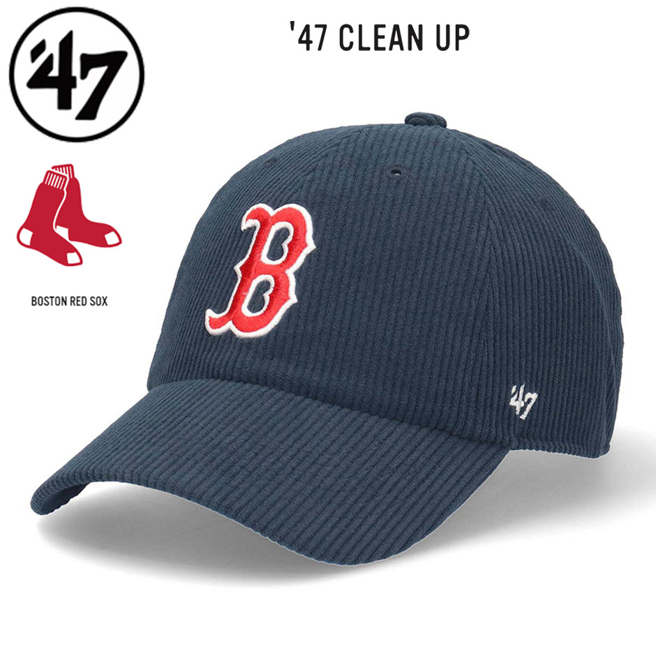 47（フォーティーセブン） シック コーデュロイ ボストン レッド