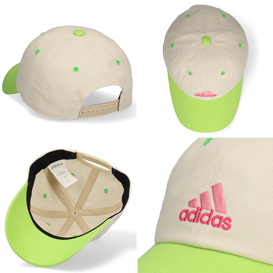 adidas キャップ】アディダス キャップ ツートン - メルカリ
