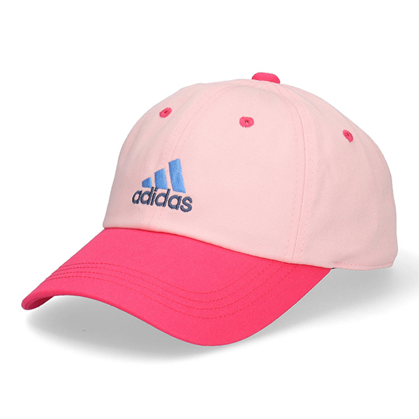 送料無料 アディダス キッズ ロゴ キャップ ツイル 子供 帽子 adidas おそろい ローキャッ...