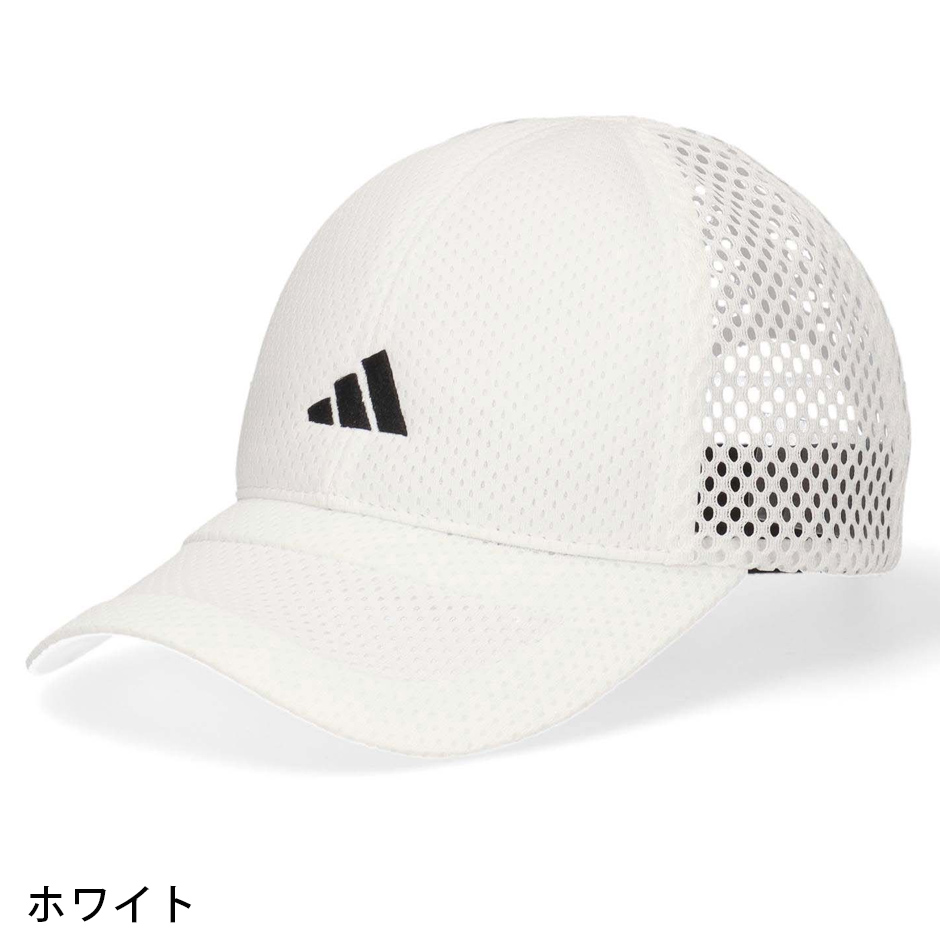 adidas（アディダス） 通気性抜群 新ロゴ メッシュキャップ 帽子