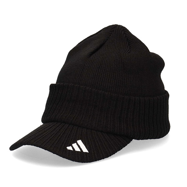 adidas レディース　トップス　バイザー　ニット帽　最終値下げ！ adidas（アディダス） ツバ付き ニット帽 バイザーニット ニット