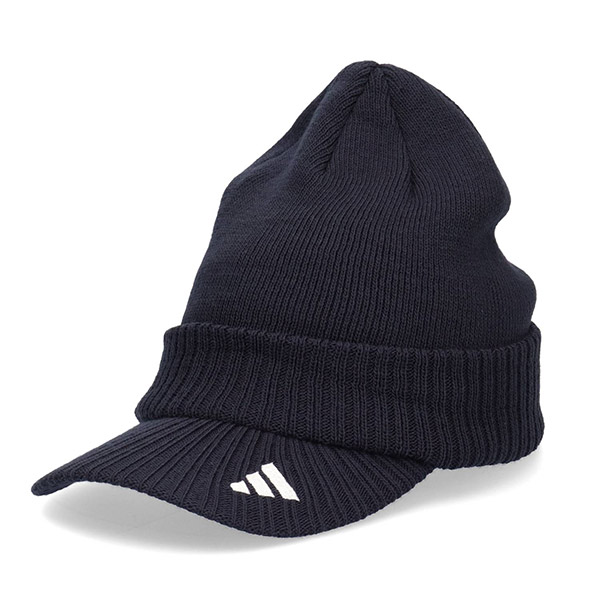 ニット帽 ニットキャップ　タグ付き adidas（アディダス） ツバ付き ニット帽 バイザーニット ニット