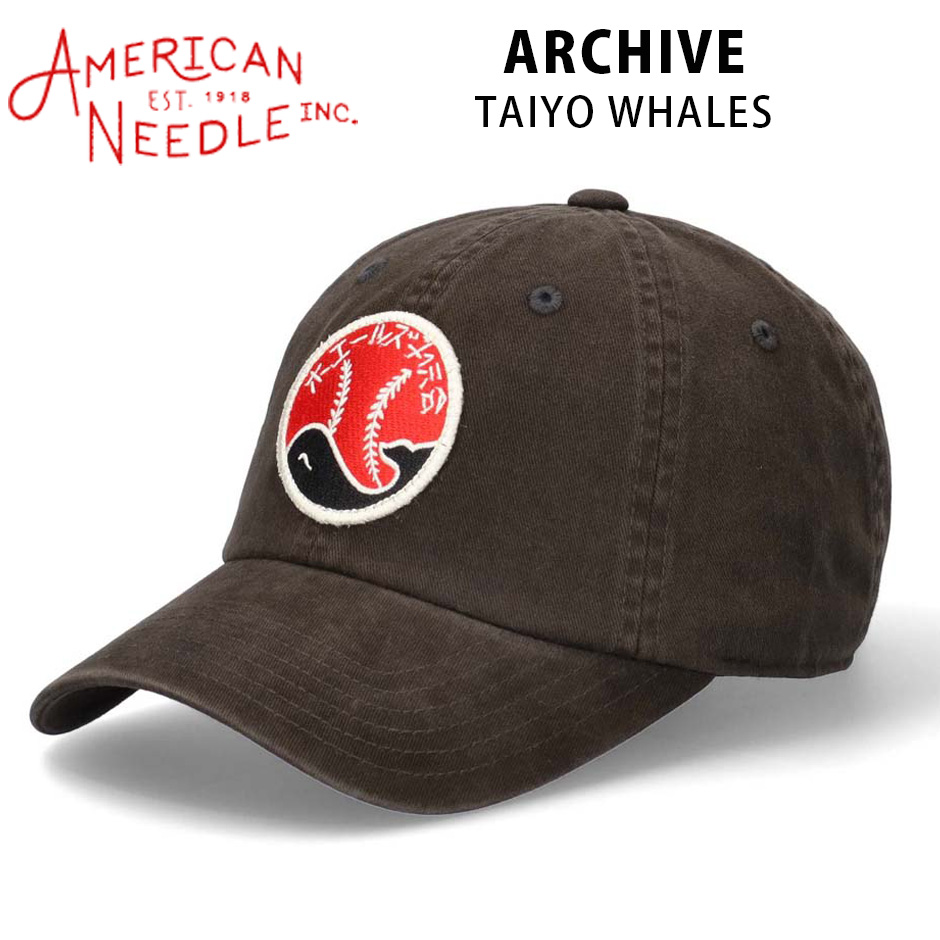 p*a様 TAIYO WHALES 　大洋ホエールズ　キャップ AMERICAN needle アメリカンニードル 大洋ホエールズ キャップ