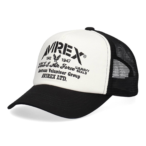 AVIREX（アヴィレックス） マルチロゴ メッシュキャップ キャップ 帽子