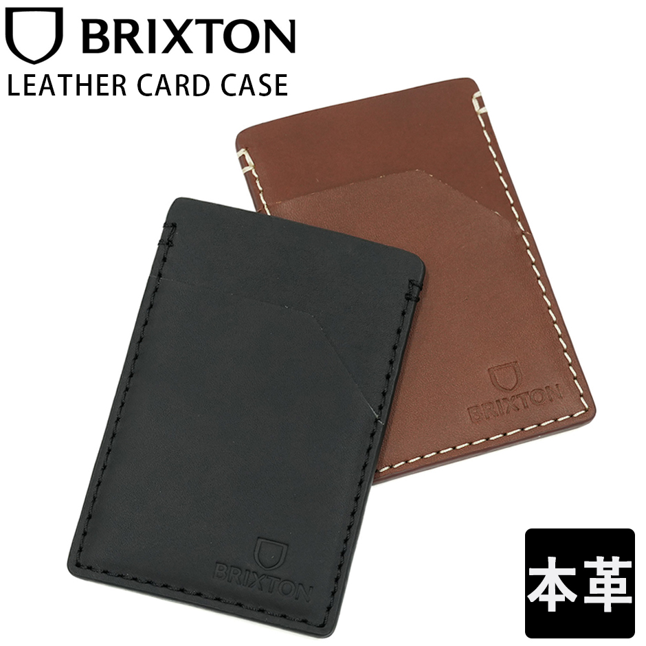 BRIXTON（ブリクストン） カードケース 革 本革 レザー メンズ