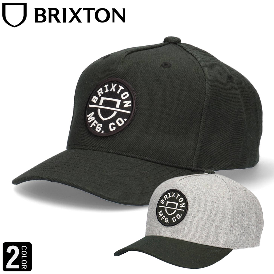 BRIXTON モーターサイクルキャップ マリンキャップ 黒 ブリクストン 帽子 BRIXTON（ブリクストン） キャップ 帽子 メンズ キャップ スナップ