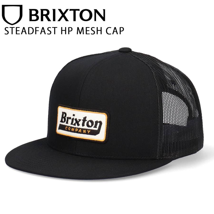 ブリクストン BRIXTON キャップ 帽子 ワッペン 平つば フラット スナップバック メッシュキャップ メンズ レディース ブランド steadfast hp mesh cap 11072｜inreason