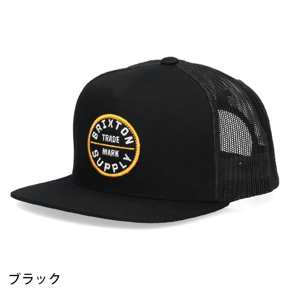 BRIXTON（ブリクストン） OATH メッシュ キャップ ワッペン フラット