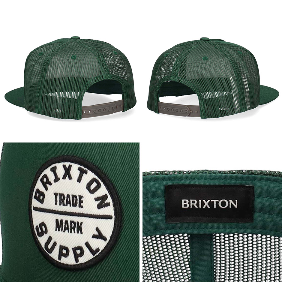 BRIXTON（ブリクストン） OATH メッシュ キャップ ワッペン フラット