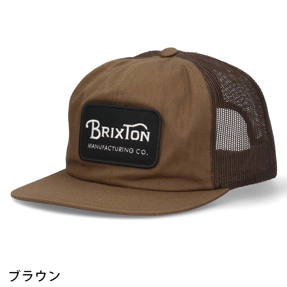 BRIXTON（ブリクストン） フラットバイザー メッシュキャップ 帽子