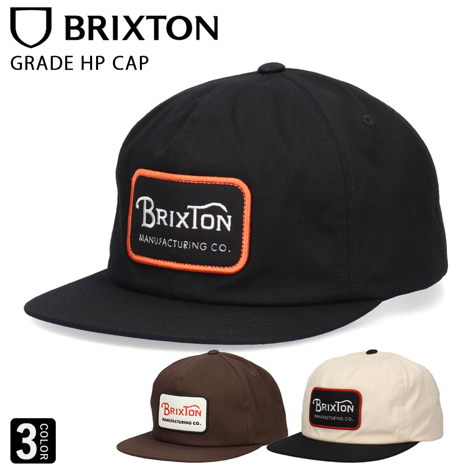 BRIXTON（ブリクストン） フラットバイザー キャップ 帽子 スナップ