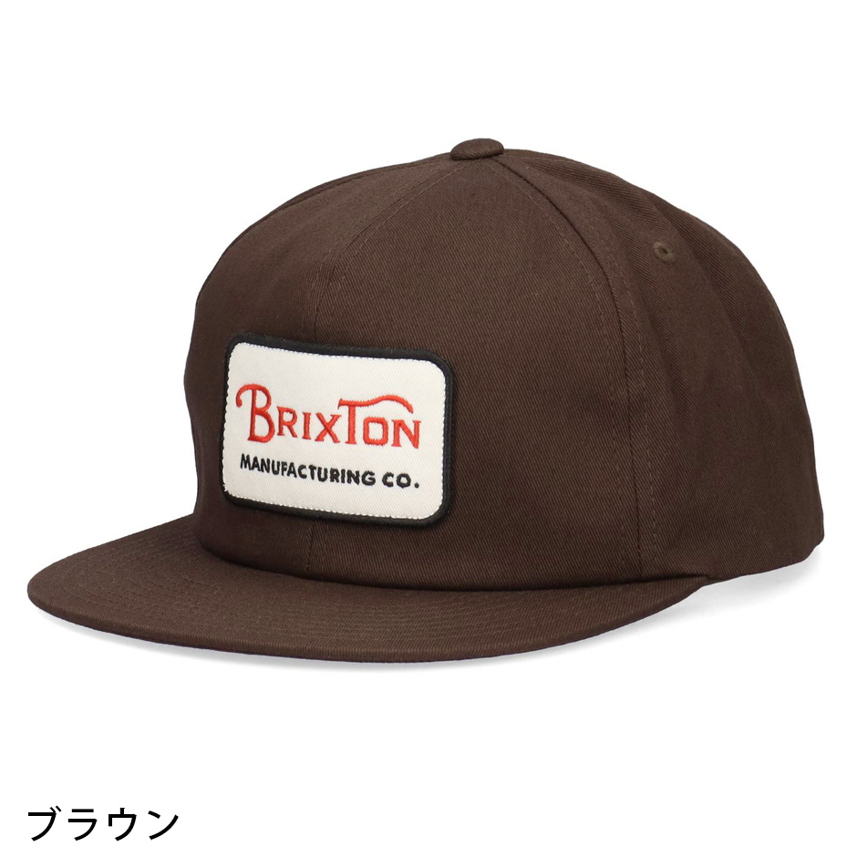 大幅値下げ　新品　リトルリズン　帽子&マフラー BRIXTON（ブリクストン） フラットバイザー キャップ 帽子 スナップ