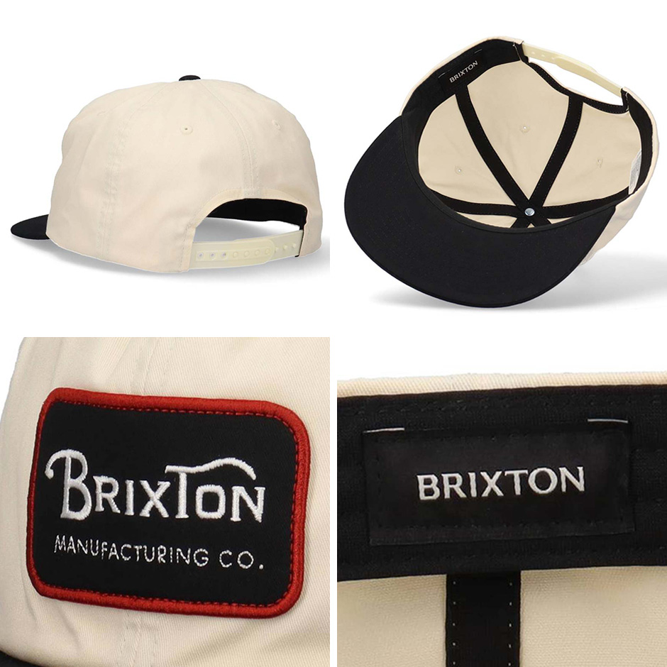 BRIXTON（ブリクストン） フラットバイザー キャップ 帽子 スナップ