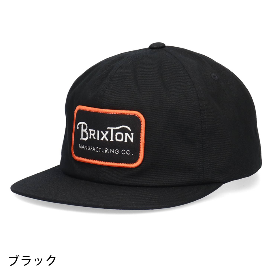 BRIXTON（ブリクストン） フラットバイザー キャップ 帽子 スナップ