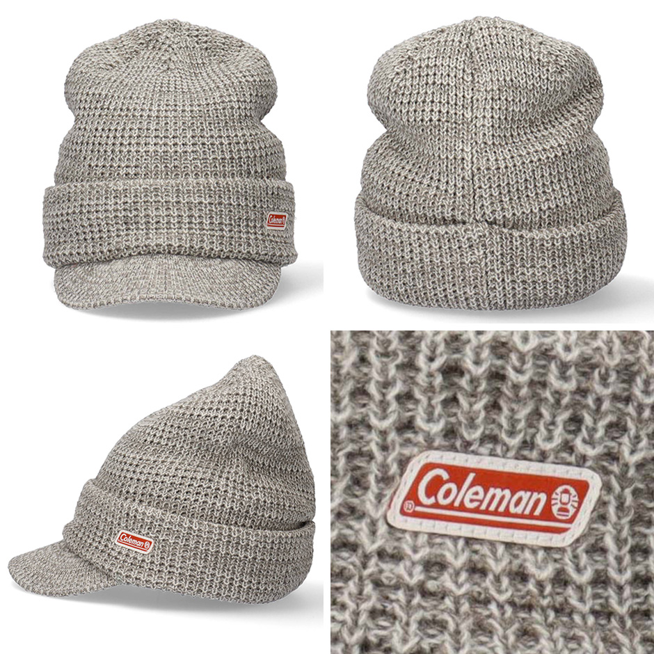 ニット帽 ボアスタイル グレー Warm ニットキャップ 裏ボア 帽子