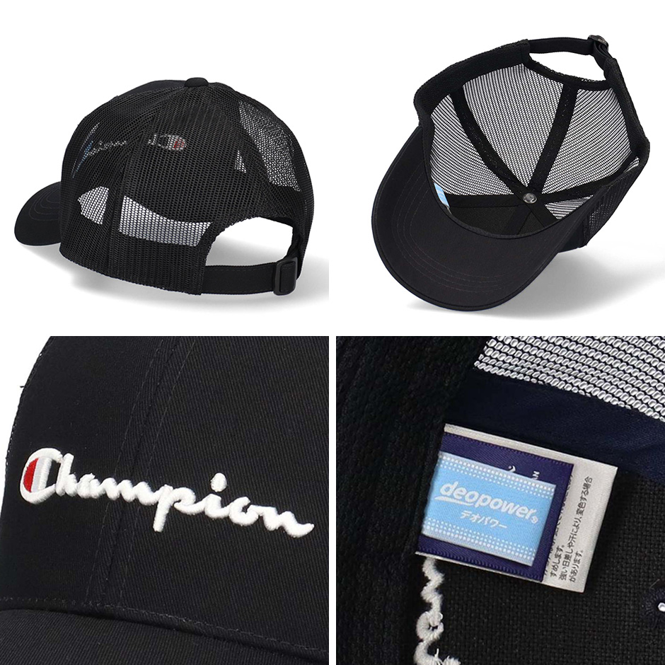 Champion（チャンピオン） ロングバイザー ツイルメッシュ キャップ