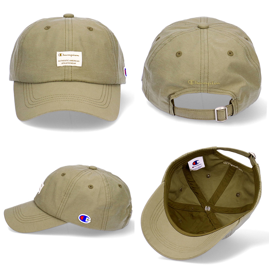 Champion チャンピオン キャップ ボックスロゴ バックサテン