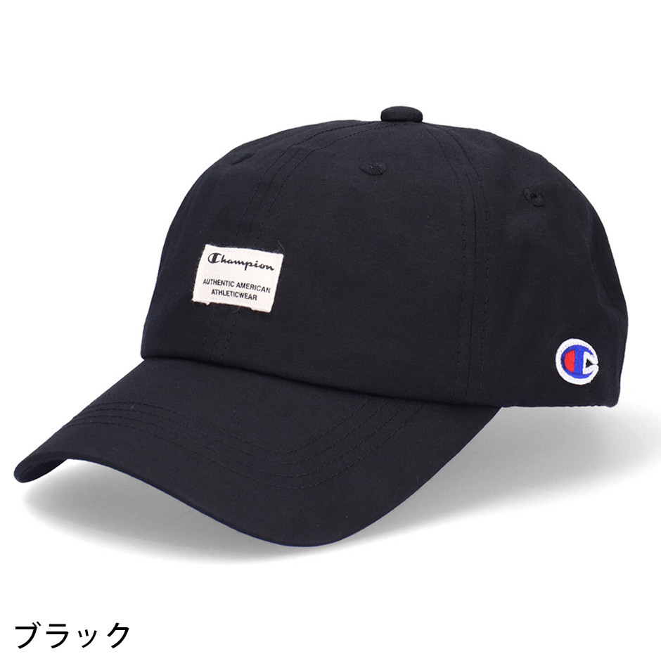 Champion チャンピオン キャップ ボックスロゴ バックサテン