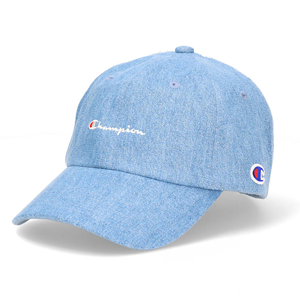 Champion チャンピオン デニム ロゴ キャップ 帽子 CHAMPION