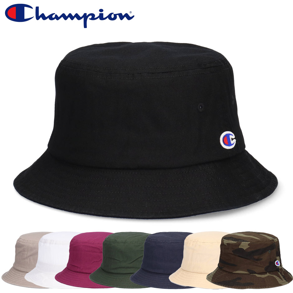 チャンピオン ベーシック バケットハット 帽子 CHAMPION バケハ ブランド メンズ レディース champion BASIC BUCKET HAT 587-001A｜inreason