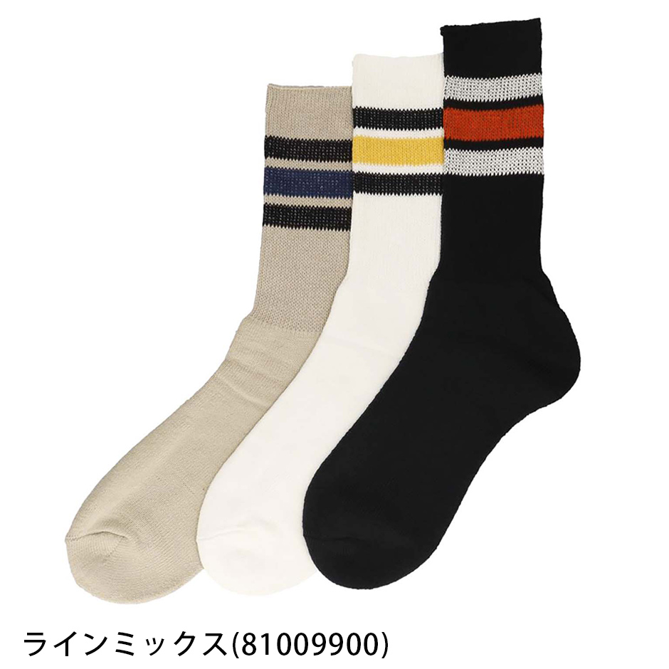 フルーツオブザルーム ルーズソックス ラインソックス 3足セット
