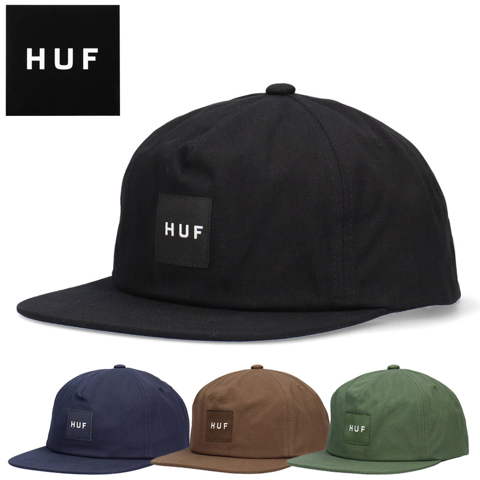HUF（ハフ） セットボックスロゴ キャップ 帽子 ベーシック シンプル