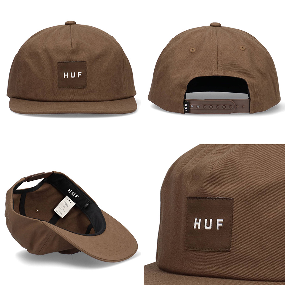HUF（ハフ） セットボックスロゴ キャップ 帽子 ベーシック シンプル