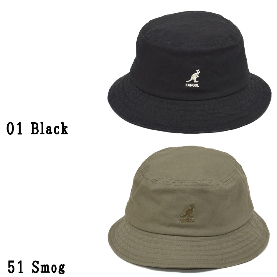 カンゴール KANGOL バケット ハット ロゴ 帽子 WASHED BUCKET HAT