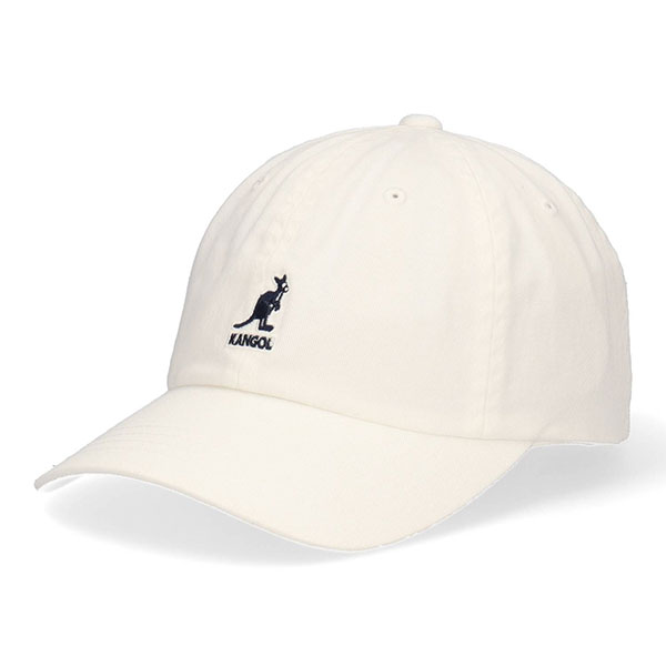 bebe ホワイト ベースボールキャップ レザー KANGOL カンゴール レザーベルト ウォッシュ ベースボール