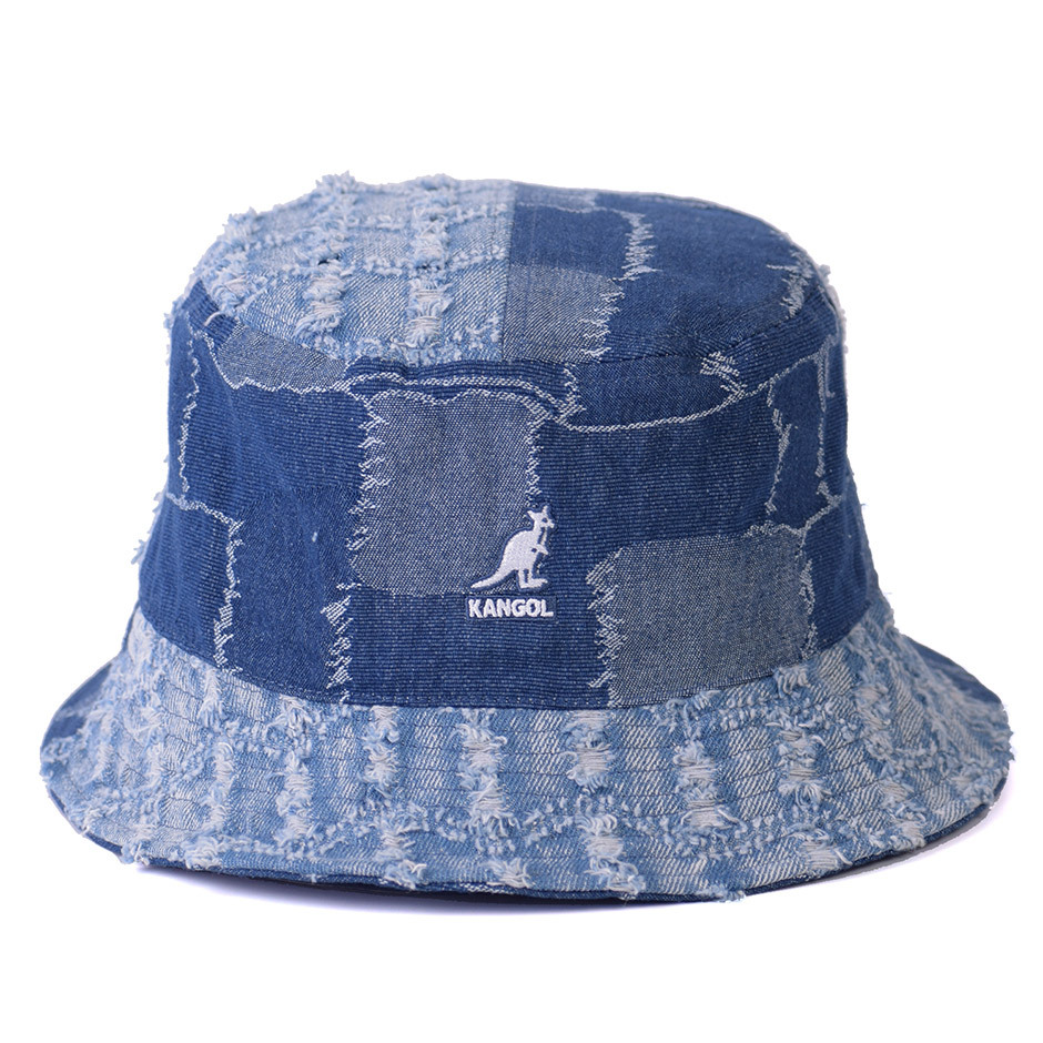 KANGOL デニムハット KANGOL（カンゴール） デニム パッチ バケット ハット 帽子 DENIM