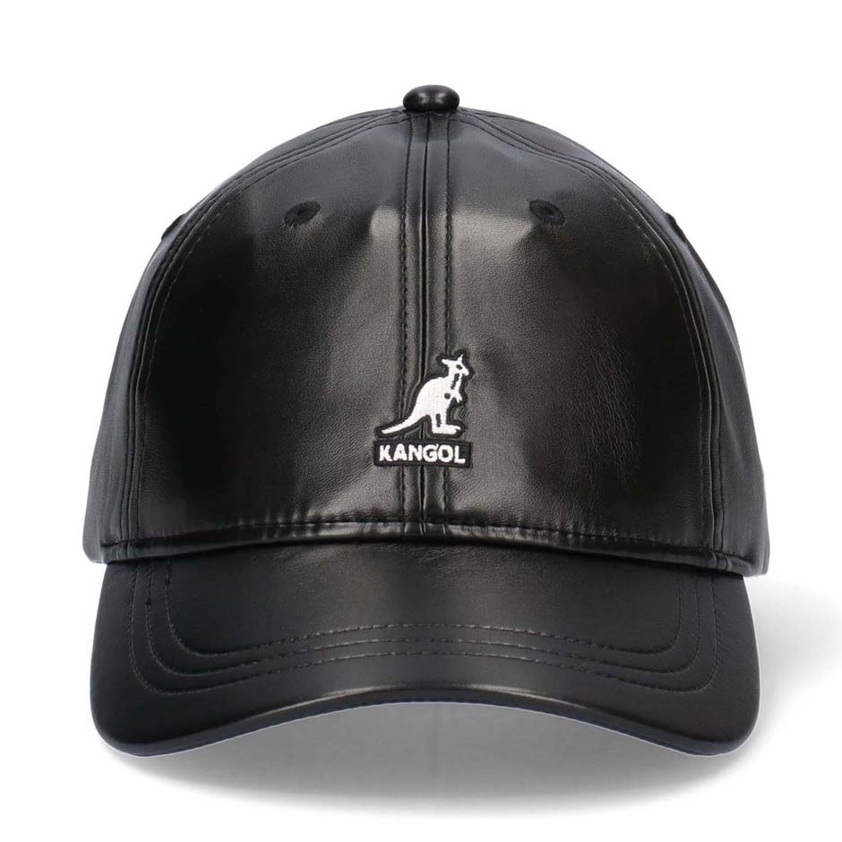 KANGOL（カンゴール） フェイクレザー ベースボール キャップ 帽子 合