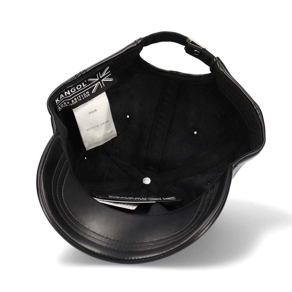 KANGOL（カンゴール） フェイクレザー ベースボール キャップ 帽子 合
