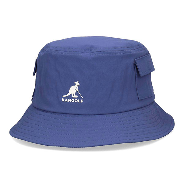 KANGOL バケットハット XL 青　GADORO着用 KANGOL（カンゴール） ゴルフ ラヒンチ バケット ハット カンゴルフ
