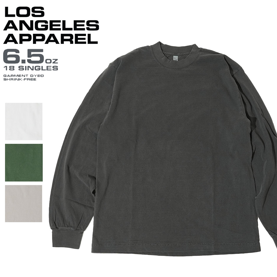 パリ・テキサス Los angeles apparel 長袖Tシャツ L 6.5 LOS ANGELES APPAREL（ロサンゼルスアパレル） 6.5オンス 長袖 Tシャツ