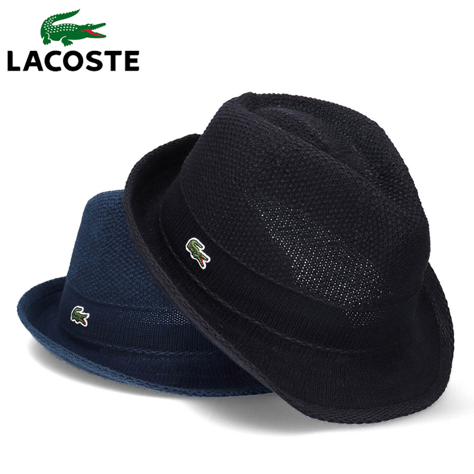 ラコステ マニッシュサーモ中折れハット LACOSTE ワンポイント ベーシック 帽子 ハット ブランド lacoste L1118　メンズ レディース｜inreason