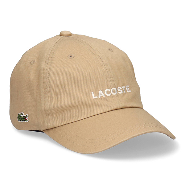 ラコステ ロゴ キャップ 帽子 日本製 LACOSTE シンプル 大人 ロゴキャップ 日焼け対策 メ...