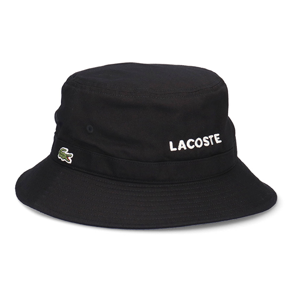 ラコステ シンプル ロゴ バケットハット LACOSTE バケハ ハット 帽子 ワンポイント ベーシック ブランド lacoste ブランドハット ユニセックス 58cm｜inreason｜04