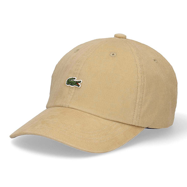 LACOSTE（ラコステ） コーデュロイ ロゴ キャップ 帽子 シンプル